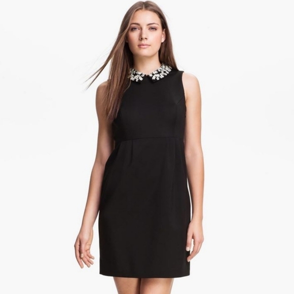 🆕 Kate Spade Bradie Dress Pop of Color Black - Picture 1 of 13